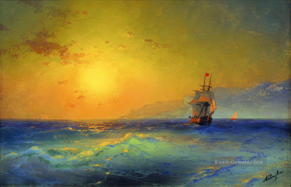 nahe Krimküste 1890 Verspielt Ivan Aiwasowski makedonisch Ölgemälde
